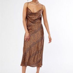 Dress Forum Cowl Neck Midi Dress